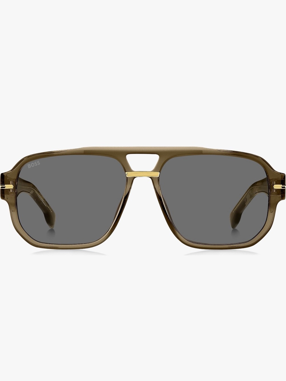 BOSS 57mm Rectangular Sunglasses
Color: Brown/ Grey Ar